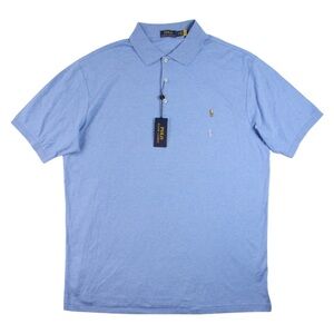 Men's 4XLT Polo Ralph Lauren Polo Shirt Blue Classic Fit Big Cotton
Golf NWT